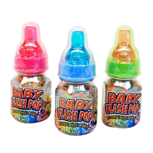 All City Candy Baby Flash Pop Tangy Crystal Bits - 1.59-oz. Bottle Novelty Kidsmania 1 Piece For fresh candy and great service, visit www.allcitycandy.com