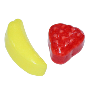 Strawberry Banana Dextrose Pressed Candy 3 lb. Bulk Bag - For fresh candy and great service, visit www.allcitycandy.com