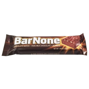 All City Candy BarNone Chocolate Bar 1.48 oz. For fresh candy and great service, visit www.allcitycandy.com