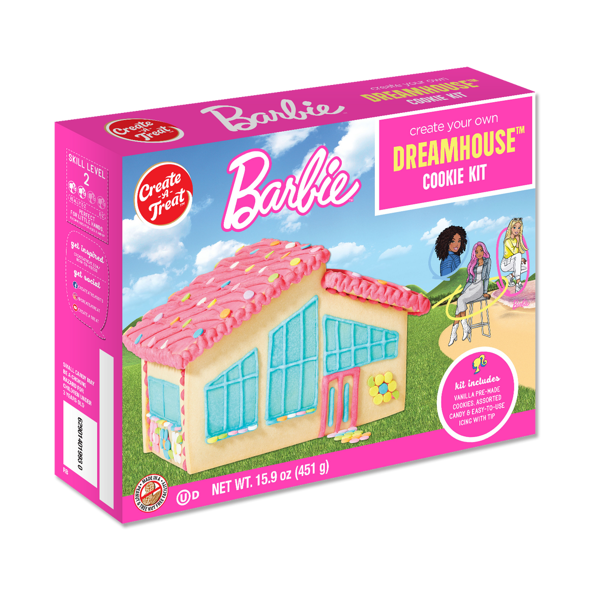 Create a Treat Barbie Dream House Cookie Kit 15.9 oz. Box