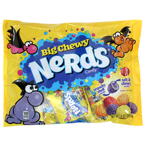 Big Chewy Nerds Candy Halloween Treat Packs 9 oz. Bag - For fresh candy and great service, visit www.allcitycandy.com