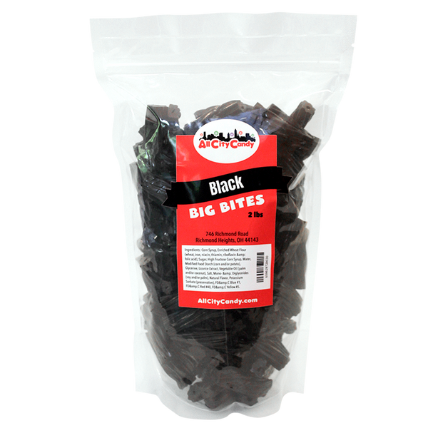 Black Licorice Big Bites Bulk - All City Candy