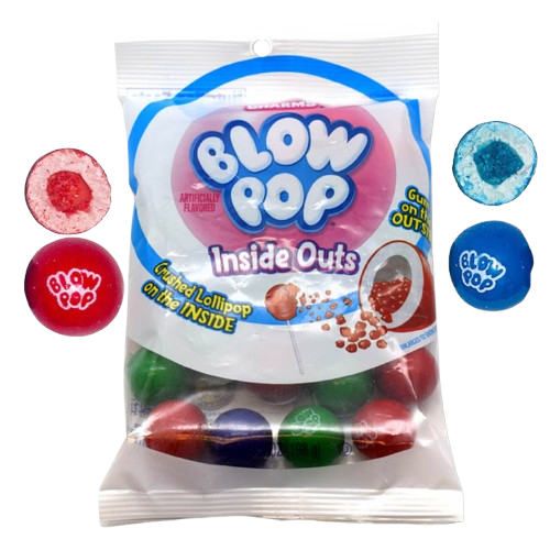 All City Candy Charms Inside Out Gumballs 7 oz. Bag Gum/Bubble Gum Charms Candy (Tootsie) For fresh candy and great service, visit www.allcitycandy.com