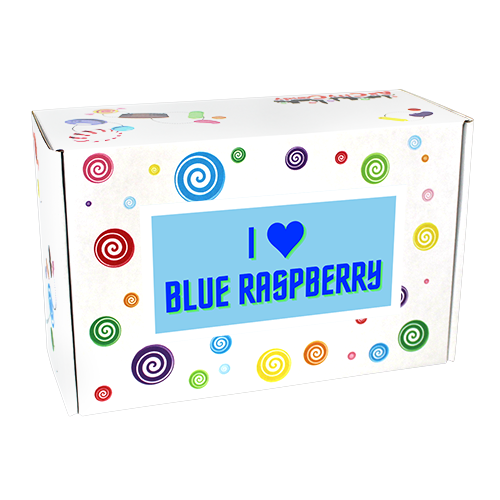 I ️ Blue Raspberry Candy Box – Mega Curated Sweet & Tart Collection ...