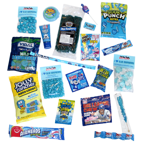 I ️ Blue Raspberry Candy Box – Mega Curated Sweet & Tart Collection ...