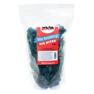 All City Candy Blue Raspberry Licorice Twist Pieces 2 lb. Bulk Bag - For fresh candy and great service, visit www.allcitycandy.com