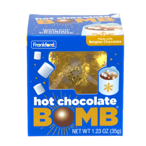 Frankford Original Milk Chocolate Hot Cocoa Bomb 1.23 oz. Box - Discover www.allcitycandy.com for bulk candy, chocolates, gummies & seasonal sweets. Perfect for parties, gifts & everyday treats—shop your favorites now!