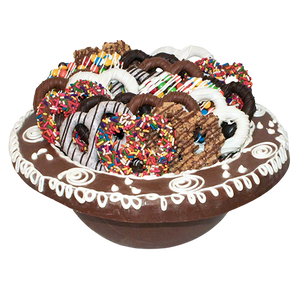 For fresh candy and great service, visit www.allcitycandy.com - Handcrafted Gourmet Chocolate Bowls Filled with Chocolate Covered Treats
