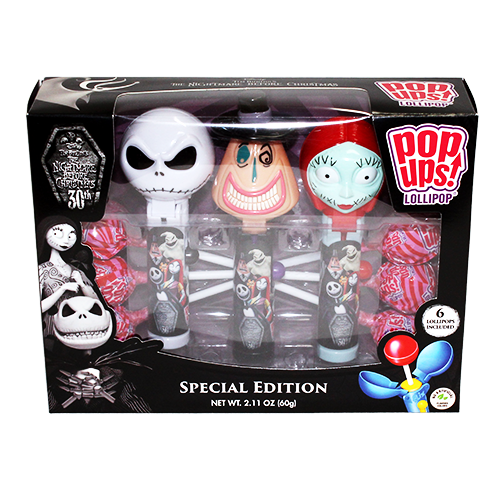 For fresh candy and great service, visit www.allcitycandy.com - The Nightmare Before Christmas Pop Ups 3pk Gift Set 2.11 oz. Media 1 of 1