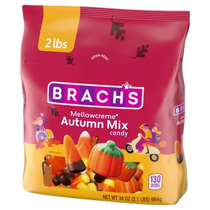 Brach's Mellowcreme Autumn Mix Candy 2 lb. Bag - Visit www.allcitycandy.com for great candy and delicious treats!