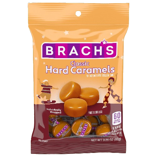 Brach's Classic Hard Caramels 3.25 oz. Bag