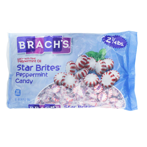 All City Candy Brach's Star Brites Peppermint 16 oz. Bag Mints Brach's Confections (Ferrara) 1 Bag For fresh candy and great service, visit www.allcitycandy.com