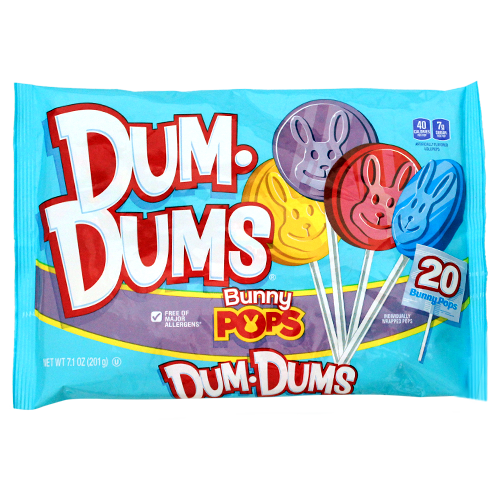 Dum Dums Bunny Pops 20 Count 7.1 oz. Bag - All City Candy