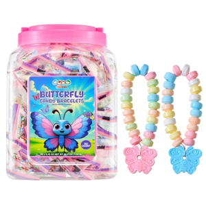 Butterfly Candy Bracelets 50 Count 24.57 oz. Tub - Visit www.allcitycandy.com for great candy and delicious treats!