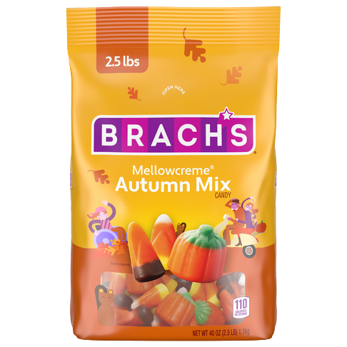 All City Candy Brach's Mellowcreme Autumn Mix Candy 2.5lb Bag Halloween Brach's Confections (Ferrara) For fresh candy and great service, visit www.allcitycandy.com