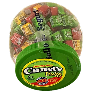 Canel's Fruity Chewing Gum 300 packs 1.5 kg Jar - For fresh candy and great service, visit www.allcitycandy.com