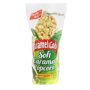 Kathy Kaye Soft Caramel Popcorn Caramel Cob 2.5 oz. - Visit www.allcitycandy.com for great candy and delicious treats! 