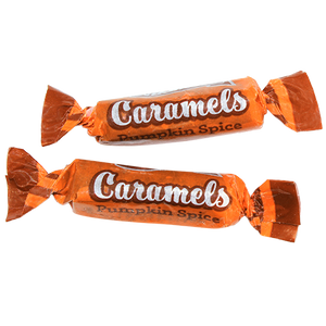 Atkinson's Pumpkin Spice Caramel 3 lb. Bulk Bag - Visit www.allcitycandy.com for great candy, service and delicious treats.