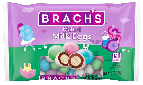 All City Candy Brach's Malted Milk Eggs 5 oz. Bag Brach's Confections (Ferrara) For fresh candy and great service, visit www.allcitycandy.com