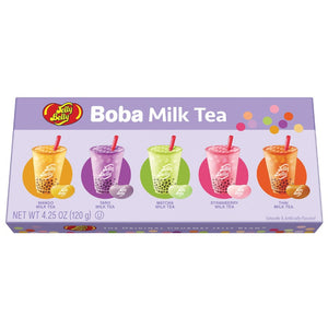 Jelly Belly Boba Milk Tea 4.25 oz. Gift Box. For fresh candy and great service, visit www.allcitycandy.com