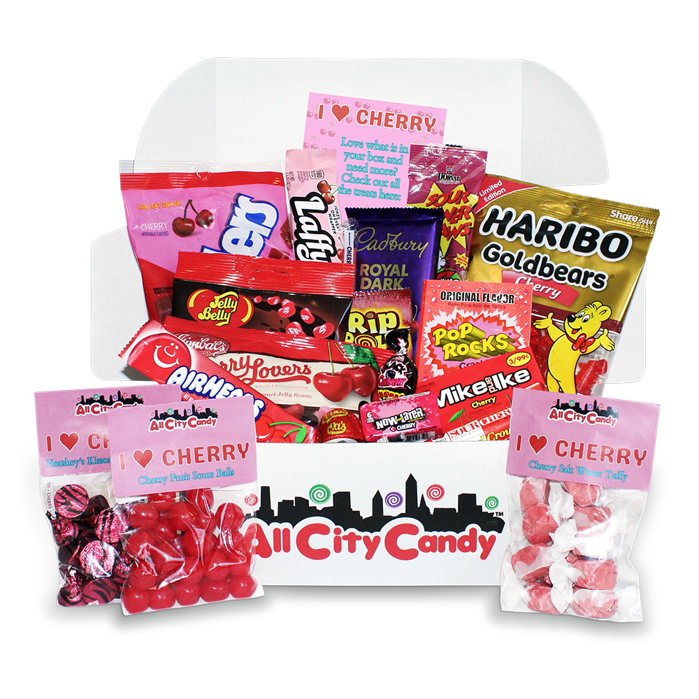 I ❤️ Cherry Assortment Box - For fresh candy and great service, visit www.allcitycandy.com
