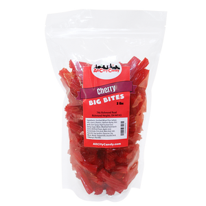 All City Candy Cherry Licorice Twist Pieces 2 lb. Bulk Bag - For fresh candy and great service, visit www.allcitycandy.com