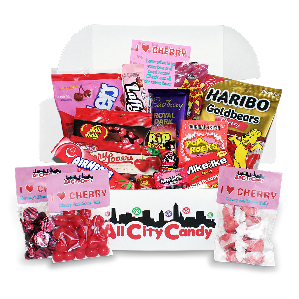 I ❤️ Cherry Assortment Box - For fresh candy and great service, visit www.allcitycandy.com