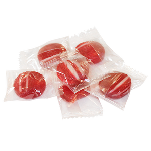 All City Candy Cherry Buttons Hard Candy - 3 LB Bulk Bag Bulk Wrapped Atkinson's Candy For fresh candy and great service, visit www.allcitycandy.com