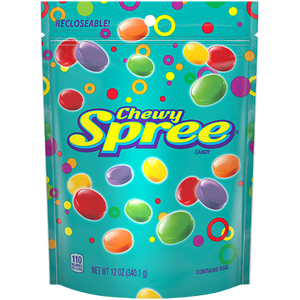 All City Candy Chewy Spree Candy - 12-oz. Resealable Bag Chewy Ferrara Candy Company For fresh candy and great service, visit www.allcitycandy.com