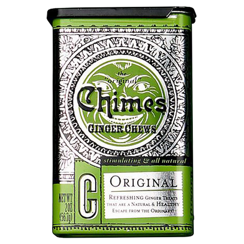 All City Candy Chimes Original Ginger Chews - 2-oz. Tin Chimes Gourmet For fresh candy and great service, visit www.allcitycandy.com