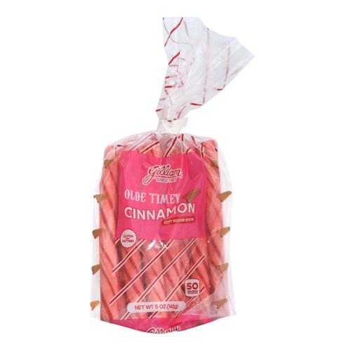 For fresh candy and great service, visit www.allcitycandy.com - Gilliam Old Timey Cinnamon Soft Sticks 5 oz. Bag