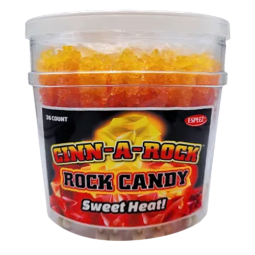 Espeez Rock Candy Cinn-A-Rock 0.8 oz. Stick - Discover www.allcitycandy.com for bulk candy, chocolates, gummies & seasonal sweets. Perfect for parties, gifts & everyday treats—shop your favorites now!