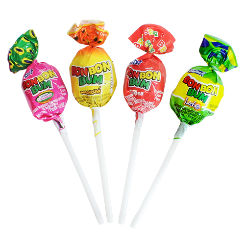 Colombina Assorted Bon Bon Bum Lollipops 3 lb. Bag