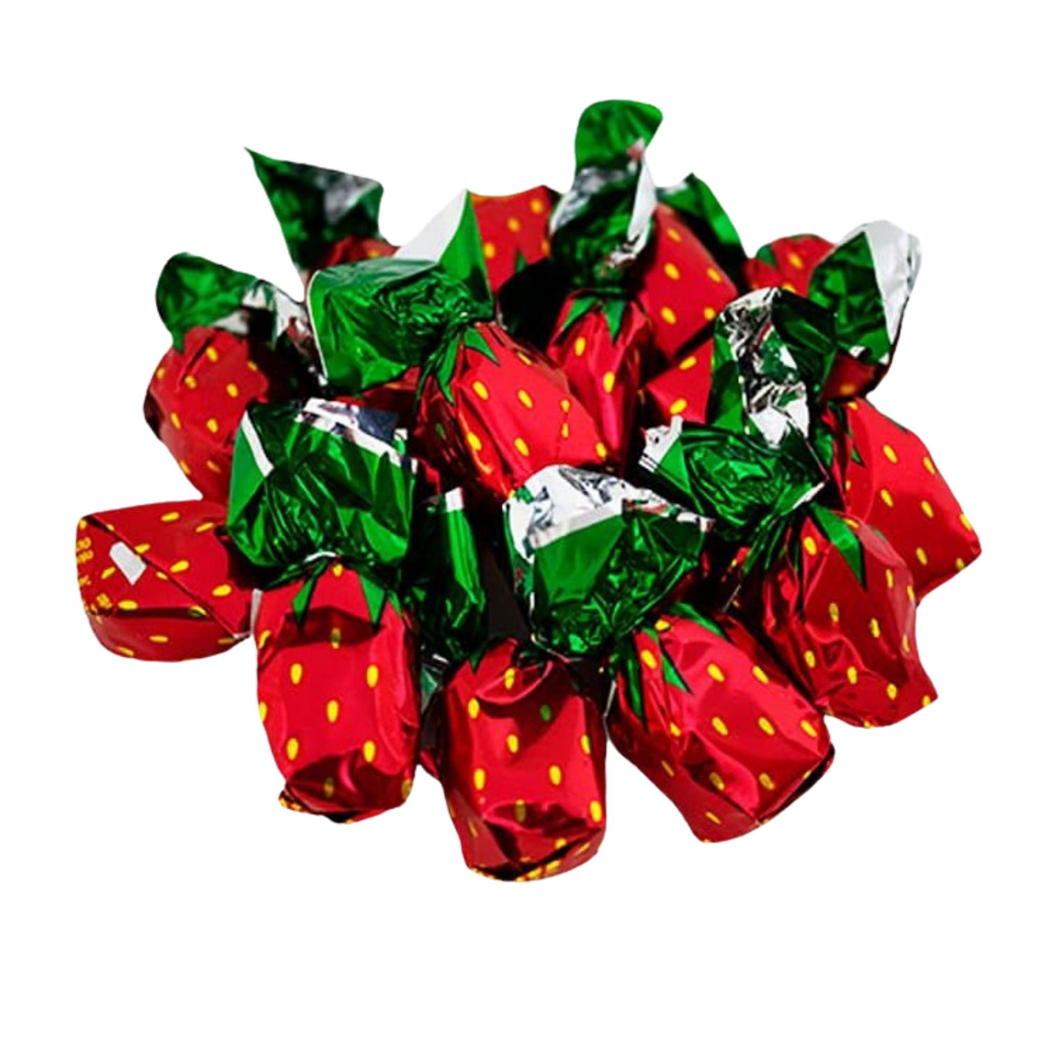 All City Candy Colombina Filled Strawberry Delight Hard Candy - 5 LB Bulk Bag Bulk Wrapped Colombina For fresh candy and great service, visit www.allcitycandy.com