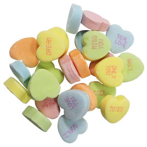 Sour Conversation Hearts - online candy store