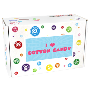 I Love Cotton Candy $30 Assortment Box - For fresh candy and great service, visit www.allcitycandy.com