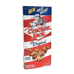 All City Candy Cracker Jack Caramel Coated Popcorn & Peanuts - 1-oz. Box Snacks Frito-Lay For fresh candy and great service, visit www.allcitycandy.com