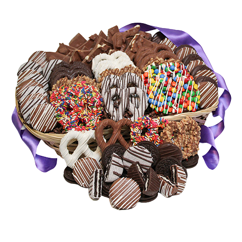 All City Candy Cravings Collection Gourmet Chocolate Covered Treats Gift Basket For fresh candy and great service, visit www.allcitycandy.com