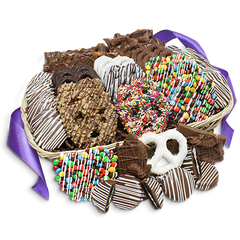 Cravings Gourmet Dipped Chocolate Covered Pretzels & Oreo Gift