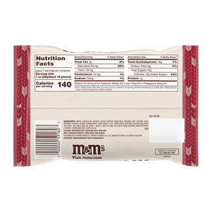 M&M Holiday Toasty Vanilla 7.44 oz. Bag