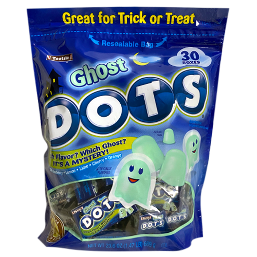 Ghost Dots 30 Count Mini Boxes Bag