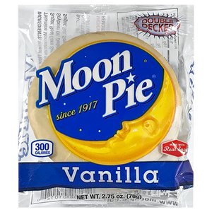 All City Candy Double Decker Vanilla MoonPie 2.75 oz. 1 Piece Candy Bars Chattanooga Bakery (MoonPies) For fresh candy and great service, visit www.allcitycandy.com