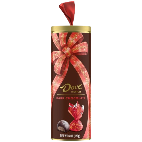 Dove Dark Chocolate Truffle 6 oz. Tube - Visit www.allcitycandy.com for great candy, service and delicious treats!