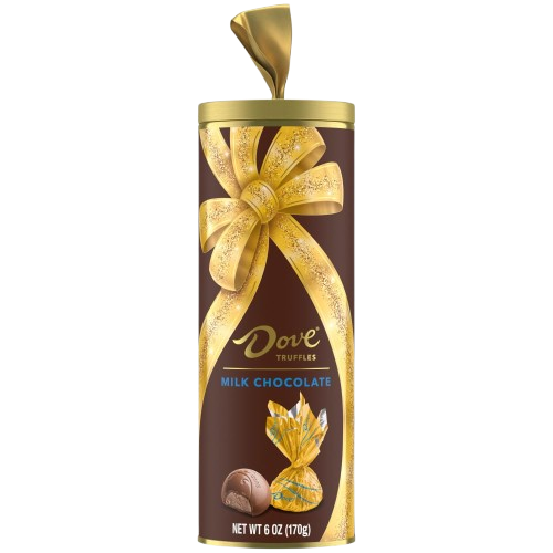 Dove Milk Chocolate Truffle 6 oz. Tube - Visit www.allcitycandy.com for great candy, service and delicious treats!