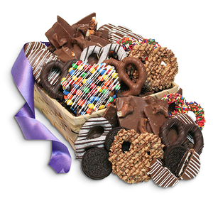 For fresh candy and great service, visit www.allcitycandy.com - Dreamy Delight Gourmet Chocolate Covered Treats Gift Basket