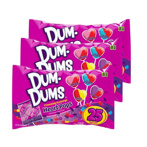 Dum Dum's Friendship Exchange Heart Pops - Bag of 25