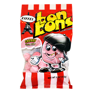 Eiffel Bonbons Chewy Candy Cherry 4 oz. Bag - Visit www.allcitycandy.com for great candy and delicious treats!