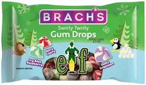 Brach's ELF Swirly Twirly Gum Drops 3 oz. Bag  - For fresh candy and great service, visit www.allcitycandy.com