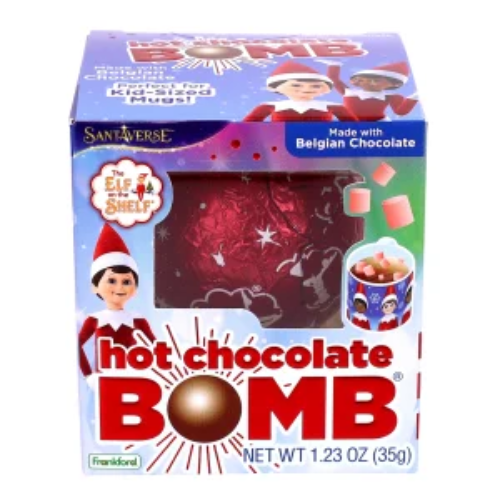 9-Flavor Belgian Hot Chocolate Bomb Set - Gourmet Solid Chocolate Bombs With Gingerbread, Caramel, Hazelnut & More