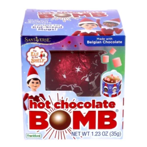 Elf on the Shelf Hot Chocolate Bomb 1.23 oz. Box - Discover www.allcitycandy.com for bulk candy, chocolates, gummies & seasonal sweets. Perfect for parties, gifts & everyday treats—shop your favorites now!